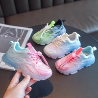 childrens fashion casual shoes cute girls colorful non slip sneakers student autumn sports running shoes soft breathable shoes