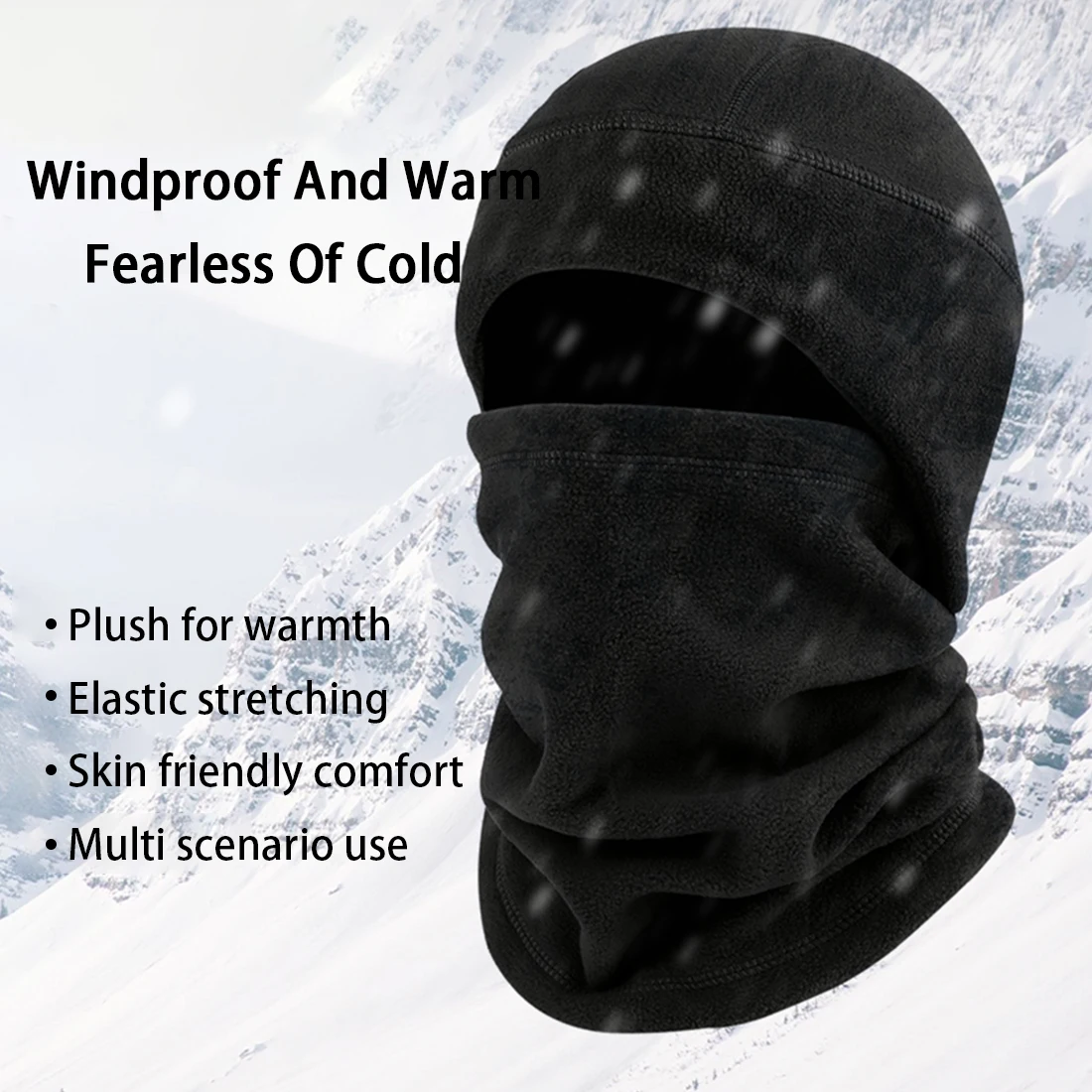 

Hat Ear Protection Fleece Hat Bib Cycling Mask Outdoor Warm Cap Polar Fleece Ear Mask Thickened Windproof and Cold Proof Hat