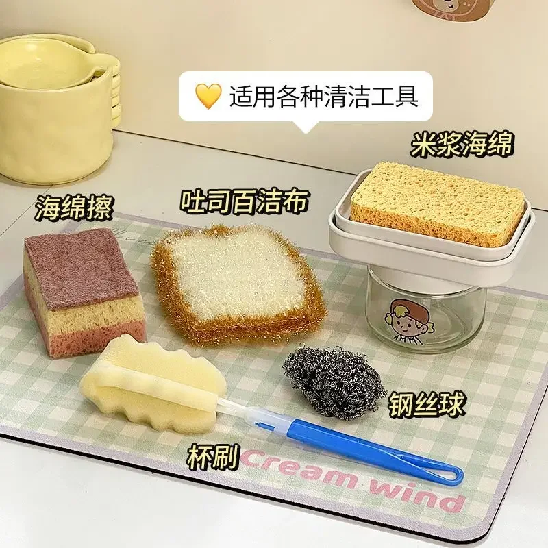 Дозатор для мыла посуды 280 мл портативный дозатор жидкого кухонный пресс моющего