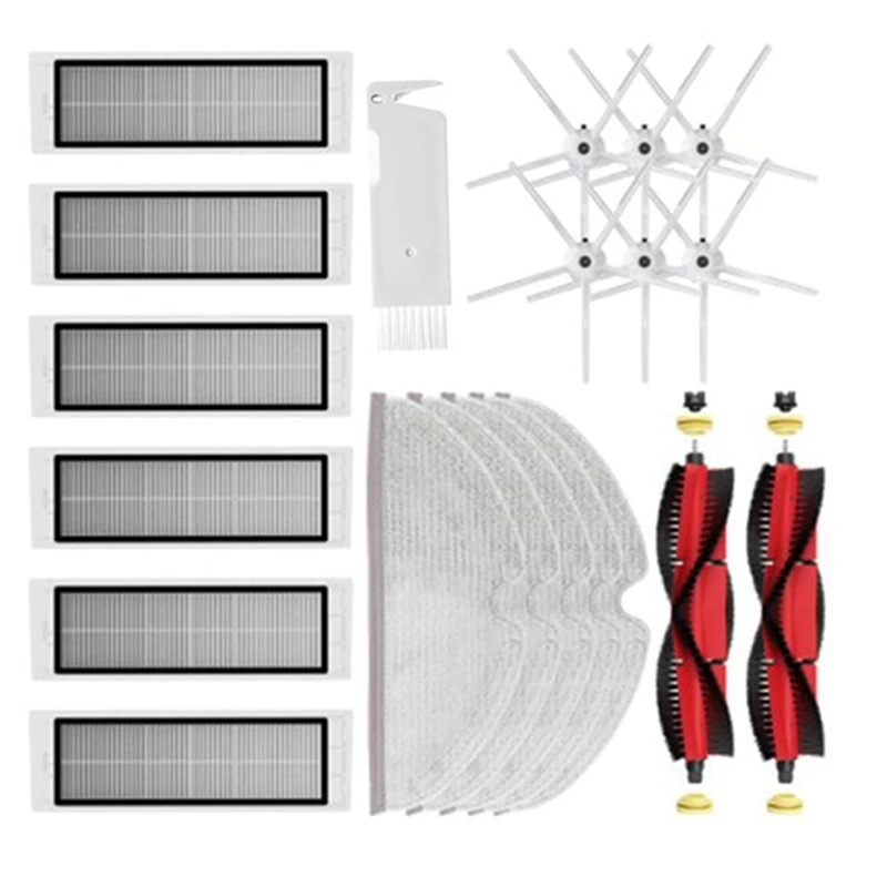 

Запчасти для пылесоса Xiaomi Roborock S5 Max S6 Maxv S6, фильтр НЕРА, основная щетка, аксессуары