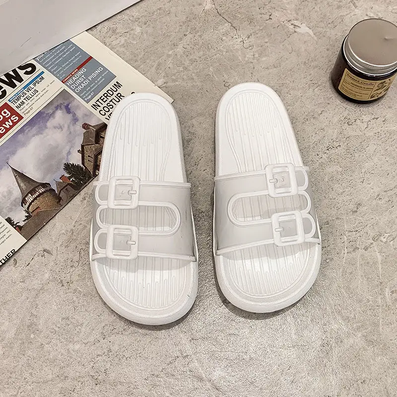 Beach Transparent Sandals Woman Home Flat Slippers Slipper Female Cute Summer New 2023 Indoor House Comfortable Fashion Elegant