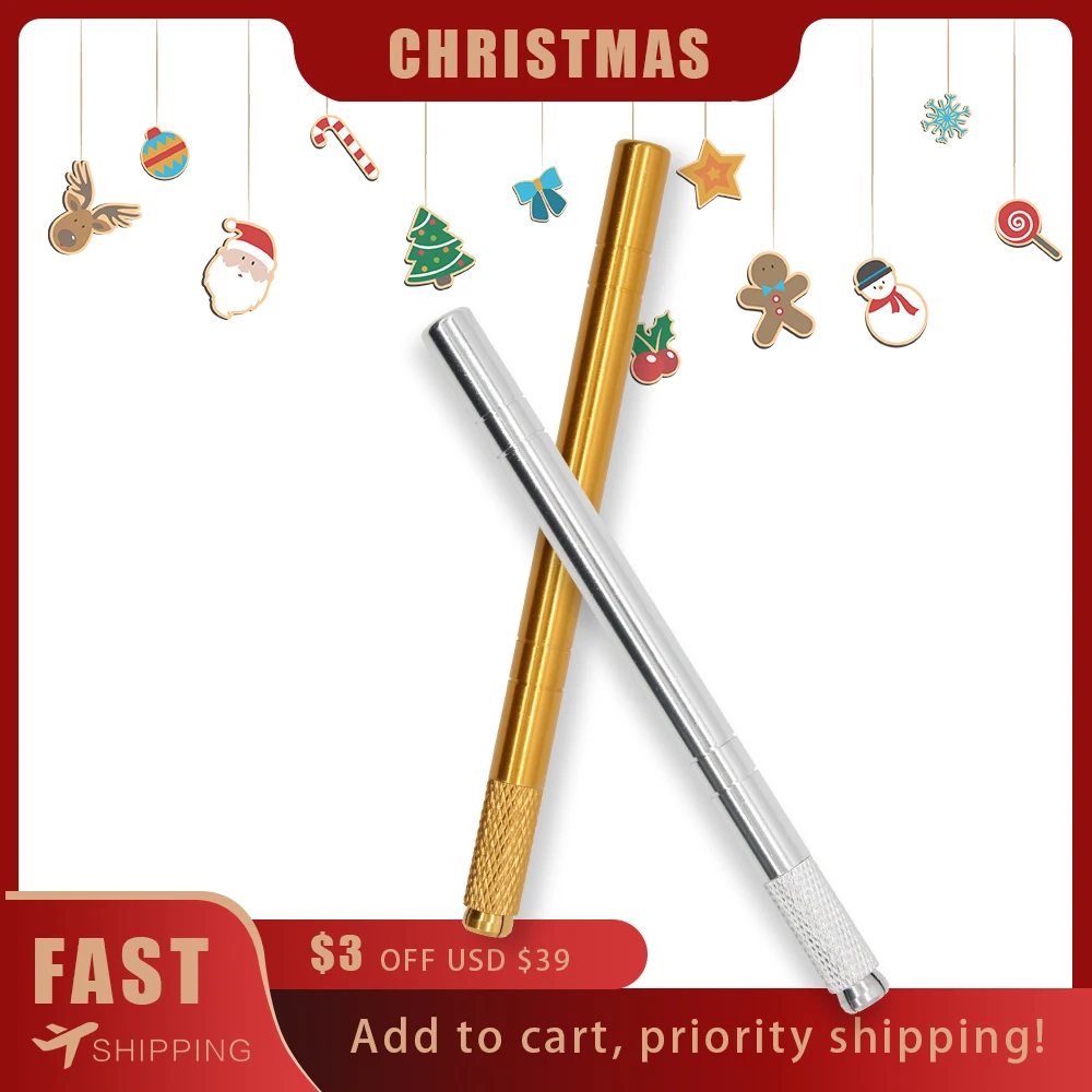 

Ручка для татуажа бровей Microblading, профессиональная односторонняя Гибкая легкая водонепроницаемая ручка для перманентного макияжа, 20 шт.