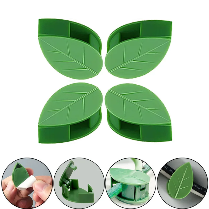 

10/20/50 PCS Plant Climbing Wall Fixture Clips Self-Adhesive Invisible Vines Hook Support Garden Wall Fixer Wire Fixing Snap