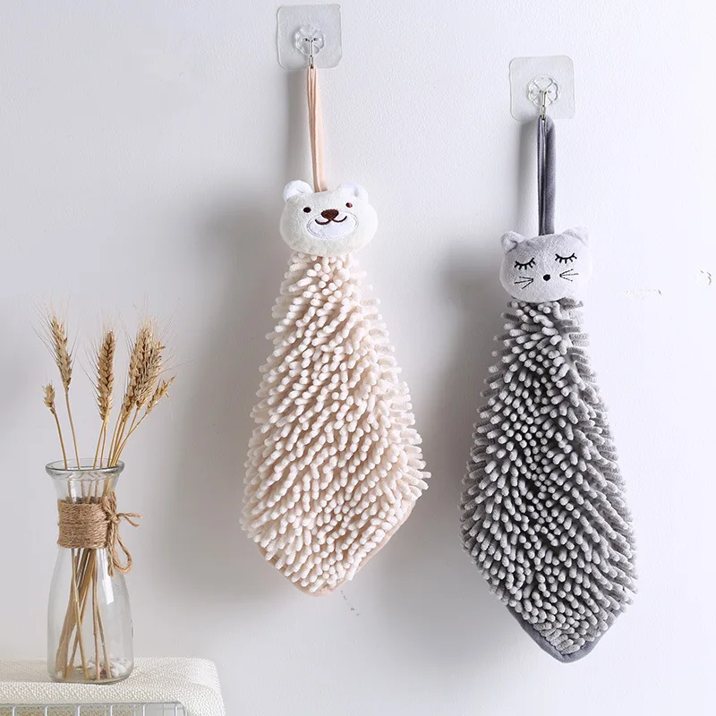 

Cartoon Wipe Hands Towel Kitchen Lint-Free Clean Kitchen Bathroom Toilet Absorbent Quick-Drying Towel Soft Touch Hand-Cleaning