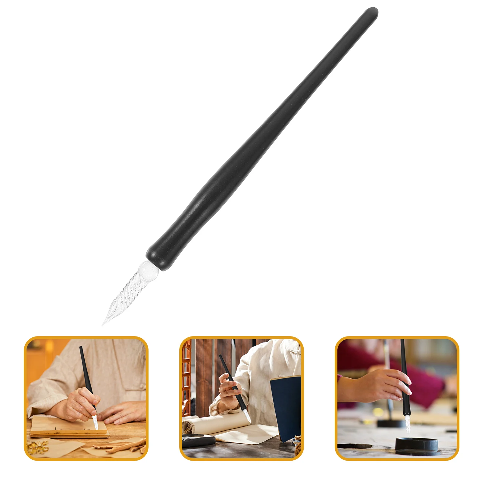 

Novelty Dip Pen Multi-function Resin Dip Pen Resin Dipping Pen Resin Ink Pen Elegant Resin Pen