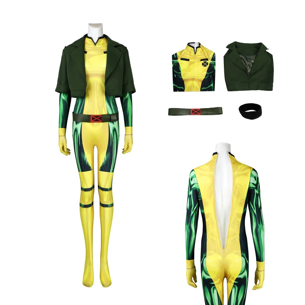 Костюм для костюмированной вечеринки на Хэллоуин ярко-желтый комбинезон с