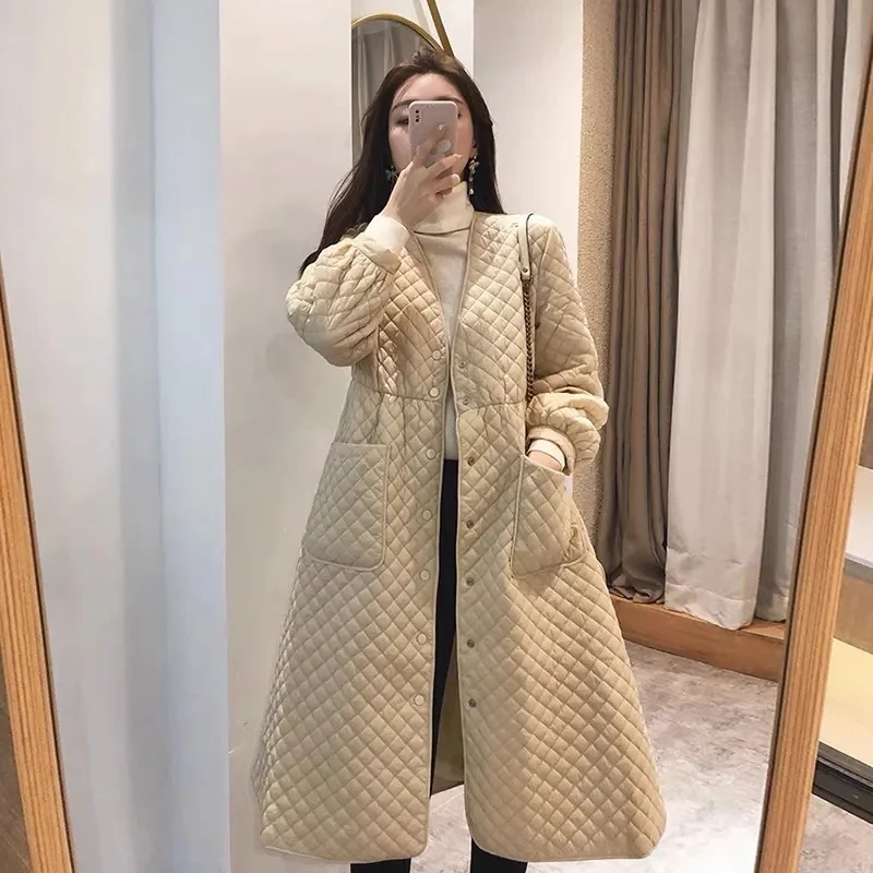 Новинка зимы 2022 маленькое очаровательное хлопковое женское платье в гонконгском