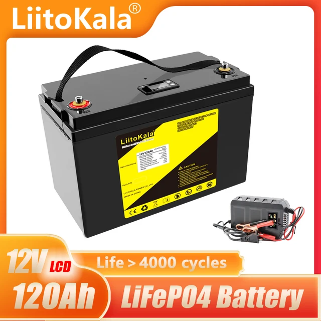 

Аккумуляторная батарея LiitoKala, 12,8 В, Ач, Ач, 12 В