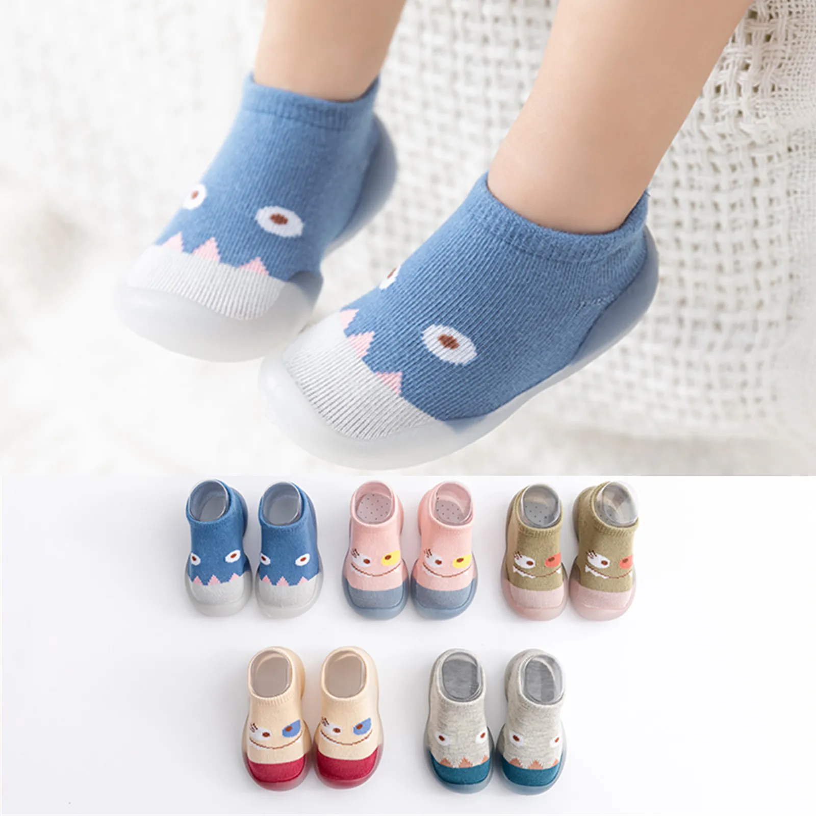 Infant Boys Girls Animal Cartoon Socks Shoes Toddler Fleece Warmthe Floor Infant Shoes Boys Size 3