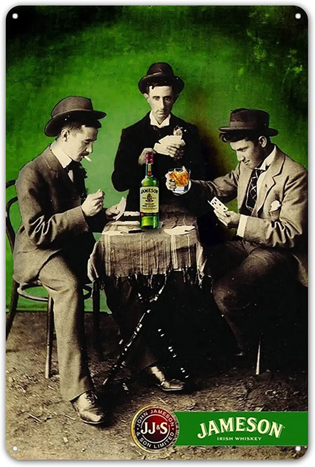Винтажные металлические знаки на заказ виски Jameson шикарное художественное