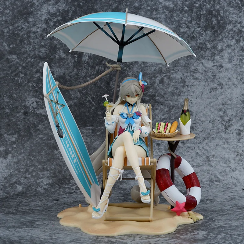 

Anime Honkai Impact 3rd Kiana Kaslana Sovereign of the Sky Fairy of the Fountain Ver. PVC Action Figure Statue Model Toys Doll