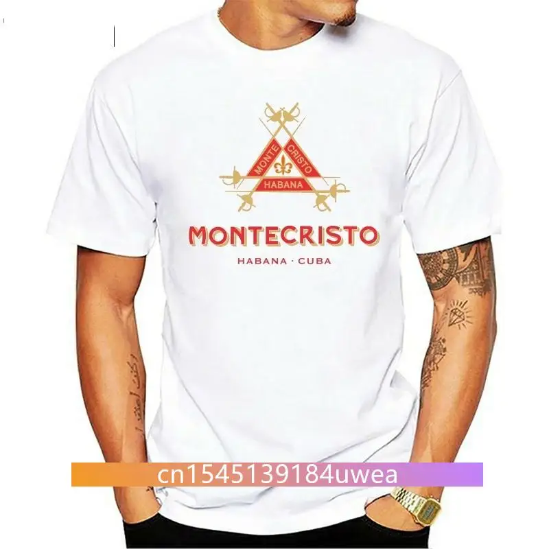 Monte Cristo Cuban Cigar Logo T Shirt Mens Tee Many Colors Gift New Short Sleeve O-Neck Cotton T-shirt Anime