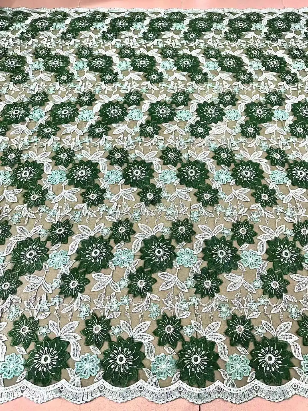 5 ярдов 2024 новинка лучшее качество изящная очень мягкая вышитая Тюлевая