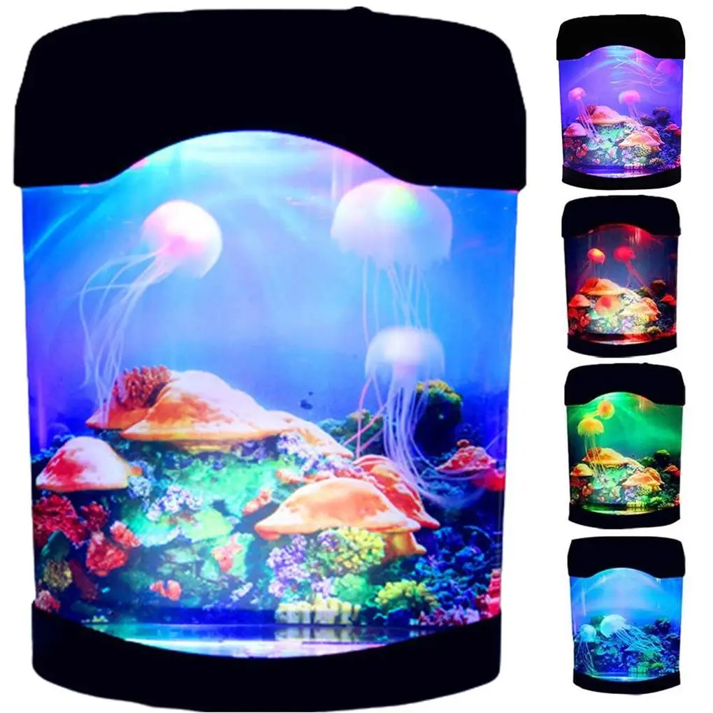 

Jellyfish Lamp LED Color Changing Aquarium USB Charging Lights Birthday Gift