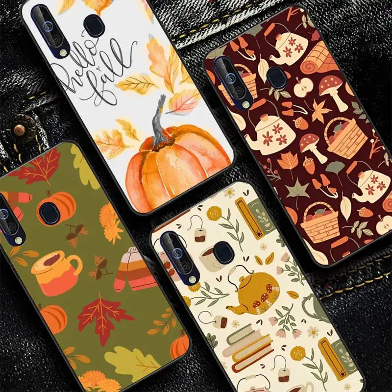 

Autumn Pumpkins Phone Case for Samsung A51 01 50 71 21S 70 31 40 30 10 20 S E 11 91 A7 A8 2018