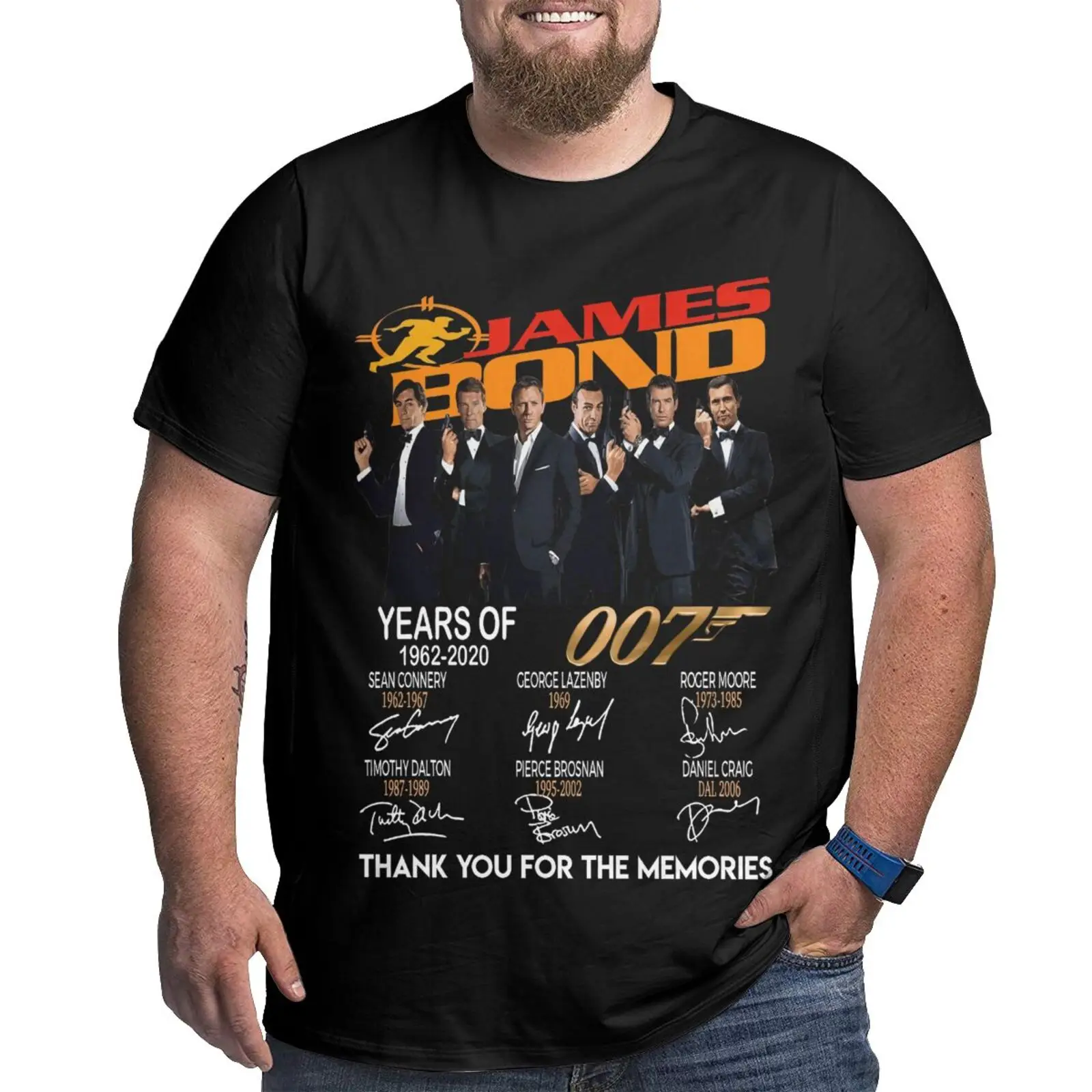 

Neu 89 James Bond 58 Years 2812 Oversized T-Shirt Oversize T-Shirts Men's Shirts Clothes Men Men's T-Shirt Tops Men's Clothing