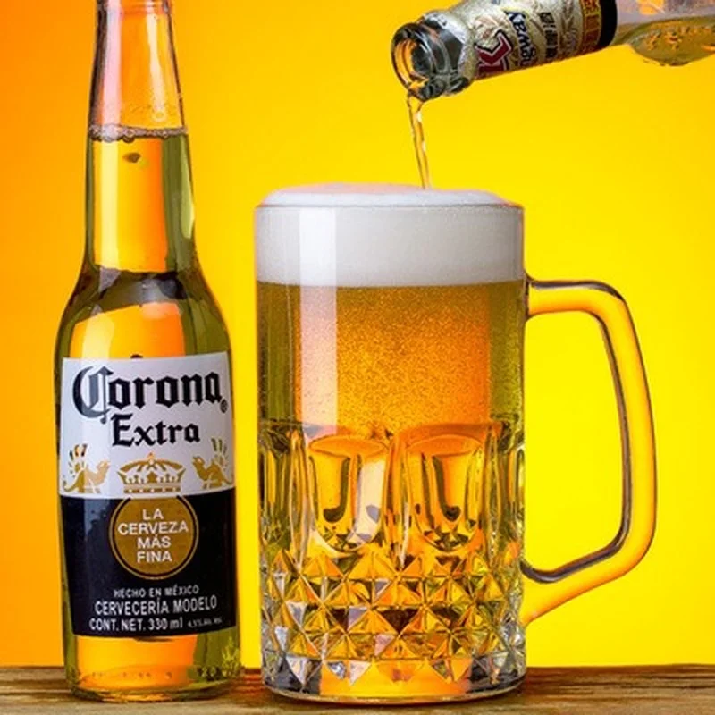 

Mug Beer Net Red Glass Large with Handle Capacity 500ml- 1000ml Bar Wine Cup, Water Tea Cup