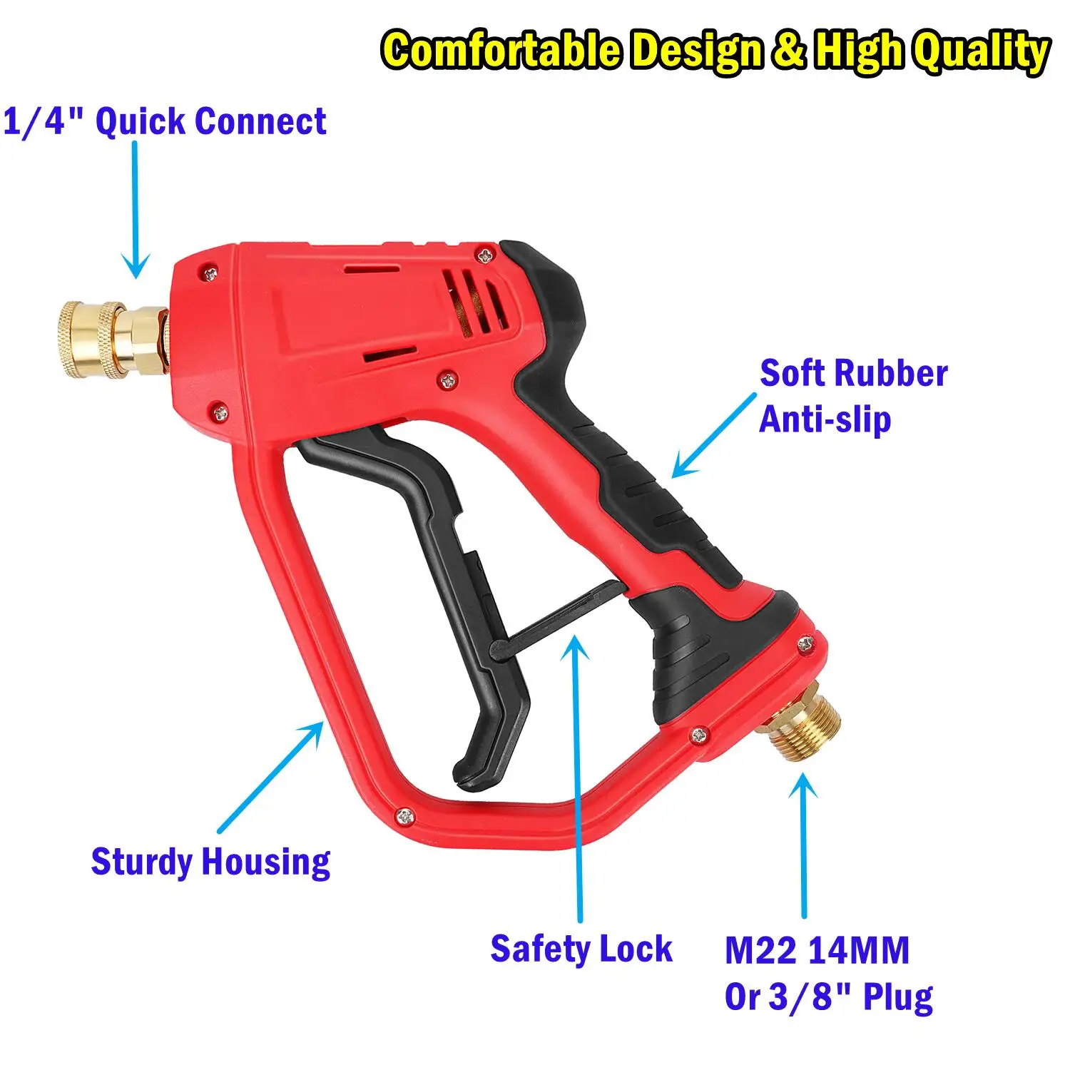 Водяной пистолет высокого давления для автомойки Karcher серии K с быстроразъемными