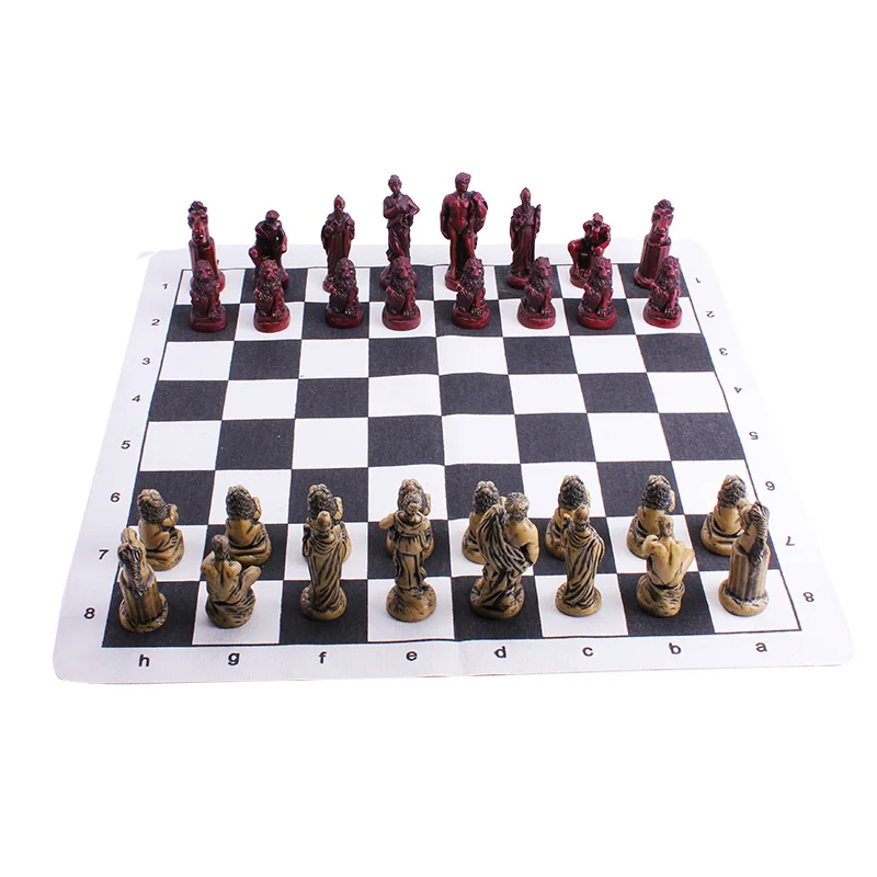 Professional Tournament Board Chess Wooden Game Table Medieval Chess Travel Souvenirs Family Strategy Games Jeu De Table Games