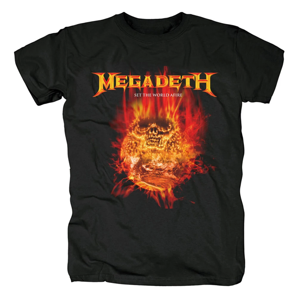 

Футболка в стиле ретро с надписью «трэш метал рок Band», футболки с тяжелым металлическим ремешком, футболка с надписью Mega Deth Metal Band