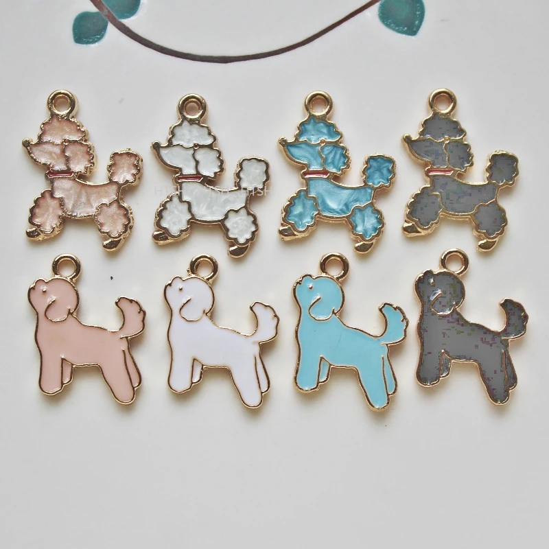 

20pcs 40pcs Kawaii Dog Charms Cute Puggy Enamel Metal Pandent for Jewelry Making DIY Fashion Handmade Craft Material Accessories