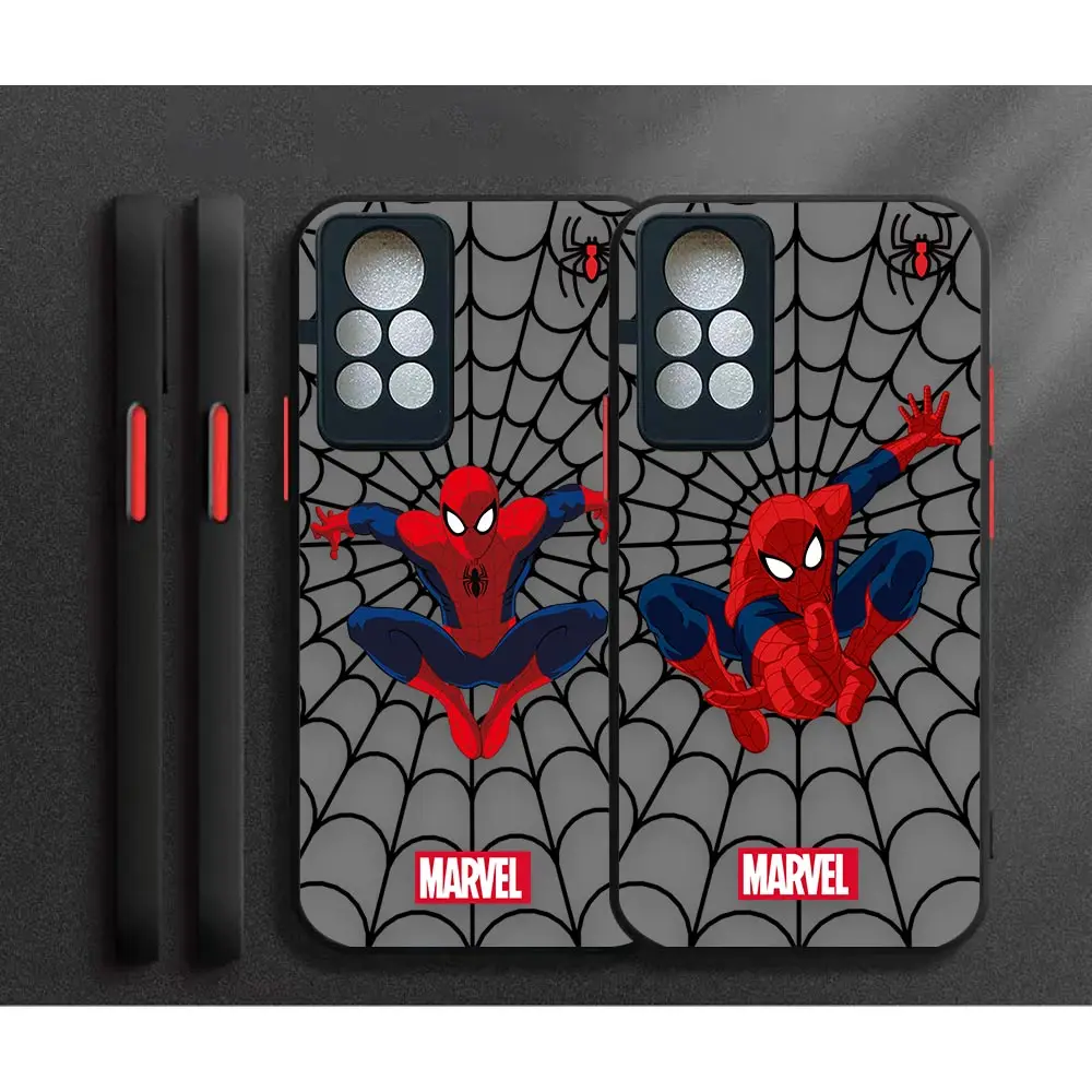 

Shockproof Case For TECNO HOT 11S NFC 10I 10S 9 8 12 PLAY 12I NOTE 10 11 8 8I 7 PRO Case Cover The Avengers Spider-Man Marvel