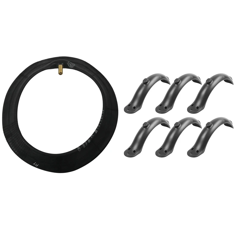 

16 Pcs Electric Scooter Accessories: 10 Pcs 8.5 Inch Inner Tube & 6 Pcs Rear Wheel Mudguard Fender Guard