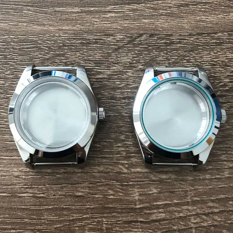 Watch Accessories Modified 39mm Watch Case Stainless Steel Sapphire Glass Suitable Fits For 3135 Automatic Movement