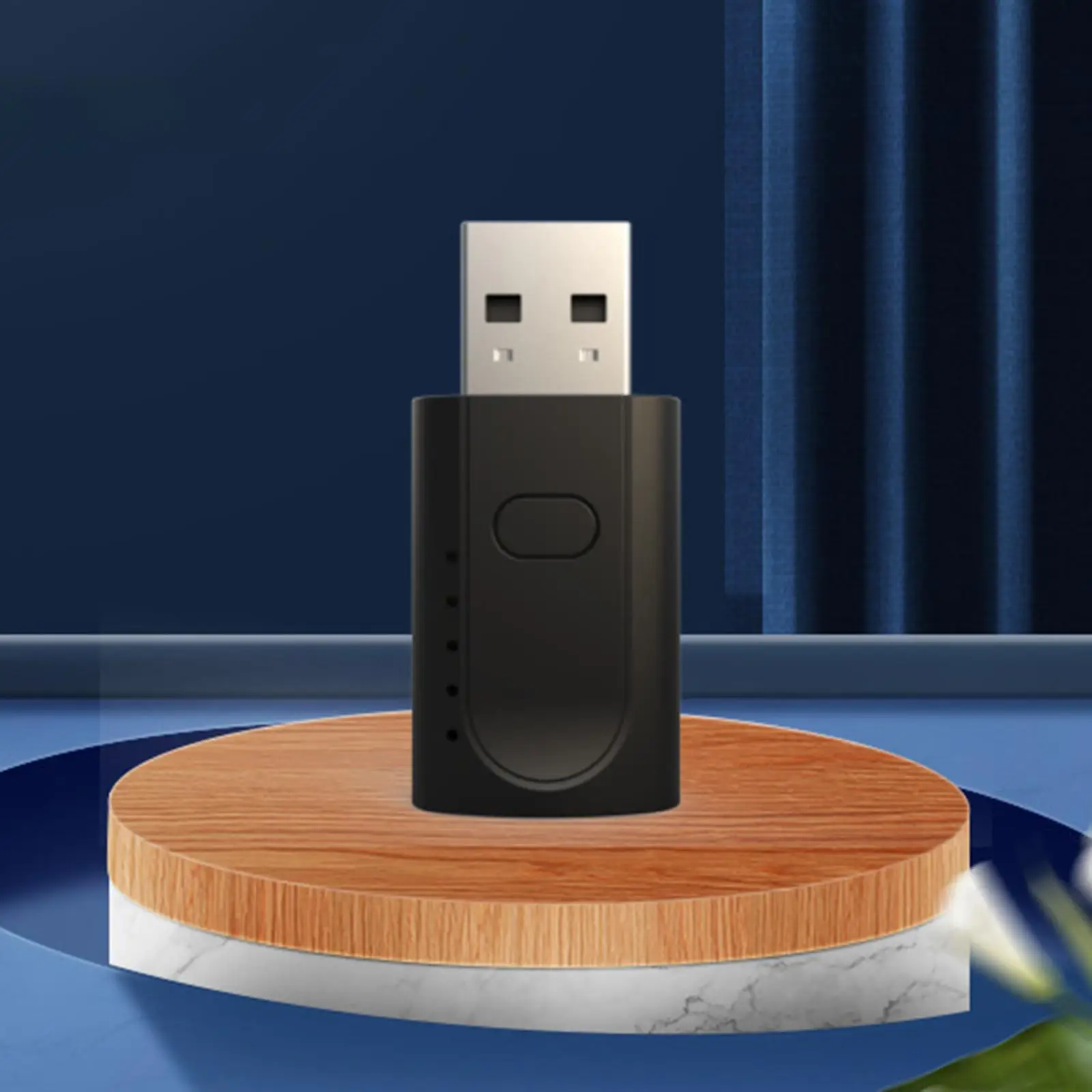 

USB Bluetooth 5.1 Transmitter Receiver 3.5mm AUX Hands-Free USB Power Supply Mini 4-in-1 audio Adapter for TV Speakers Car