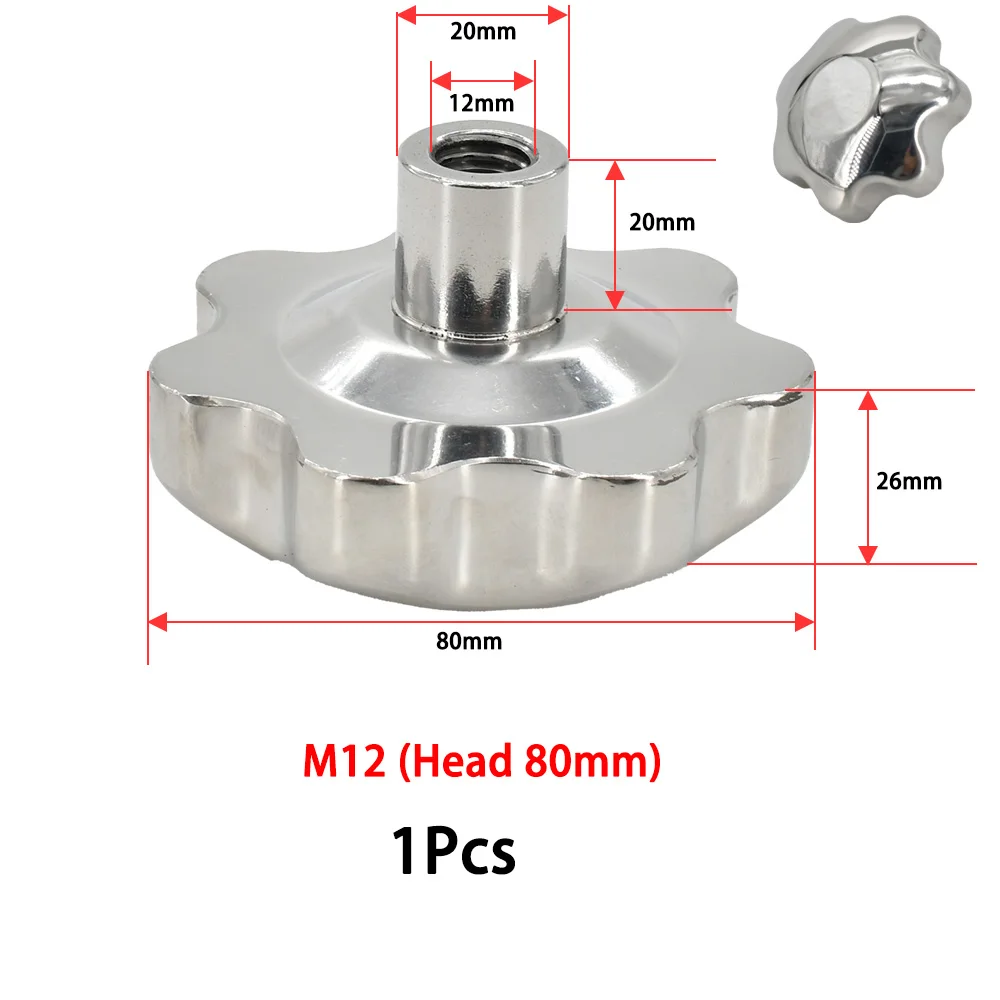 

304 ручные гайки из нержавеющей стали M6 M8 M10 M12 рукоятка сливы вращающийся зажим резьбовой болт вставка винт крепление на большой палец звезда гайка