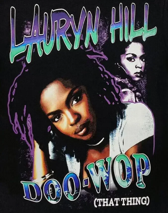 Классическая футболка большого размера унисекс Lauryn Hill Doo-wop That Thing