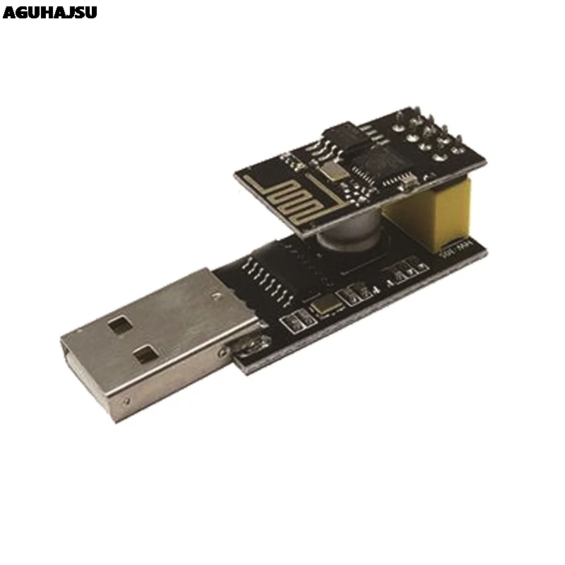 Адаптер программатора ESP01 UART GPIO0 Женский адаптер ESP8266 CH340G USB в последовательный