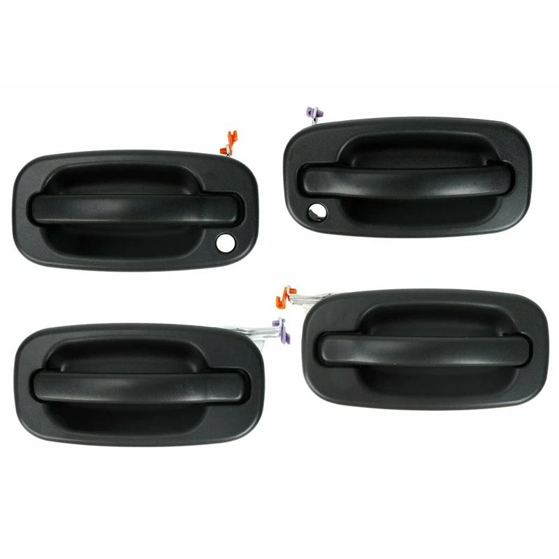 

4Pcs Exterior Door Handle 15034985 15034986 15107655 15107656 Fit for Chevrolet Silverado/Tahoe/Suburban Door Handle New