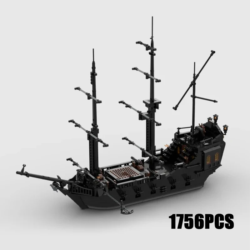 Конструктор Moc модель корабля невероятная конструкция Черная жемчужина лодка