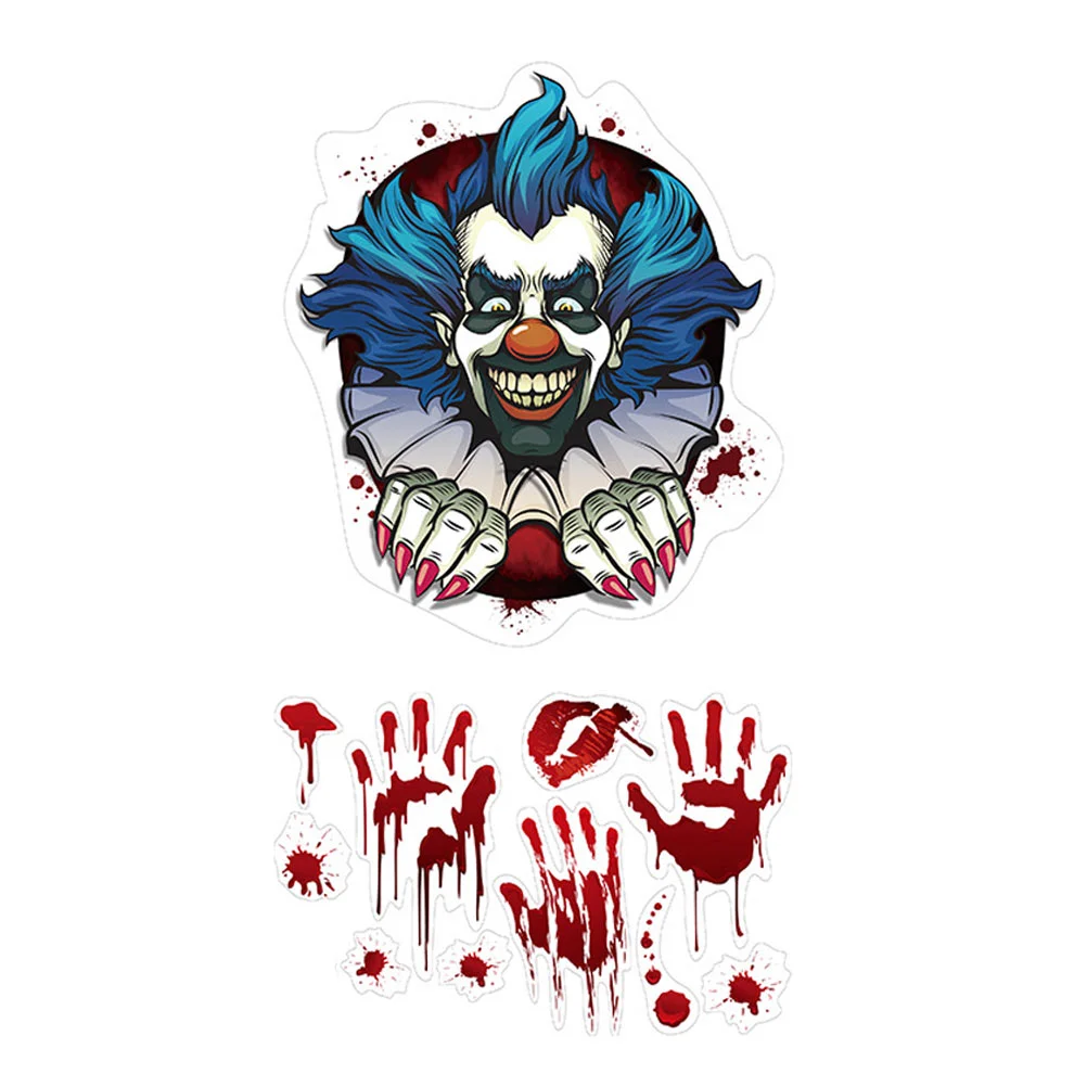 

Toiletstickerdecal Handprint Bathroom Hand 3D Decals Dripping Topper Horror Lid Blood Stickers Wall Horrible