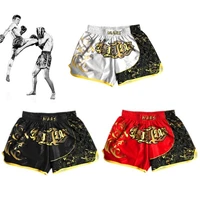 mens boxing pants printing mma shorts kickboxing fight grappling short tiger muay thai boxing shorts clothing sanda cheap mma