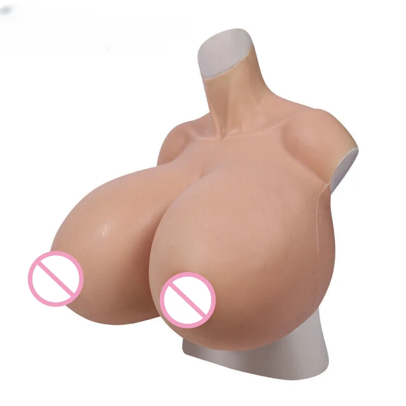 Z Cup Silicone Breast Huge Boobs Forms Breastplate for Crossdressers Large Event Stage Performance Clothing