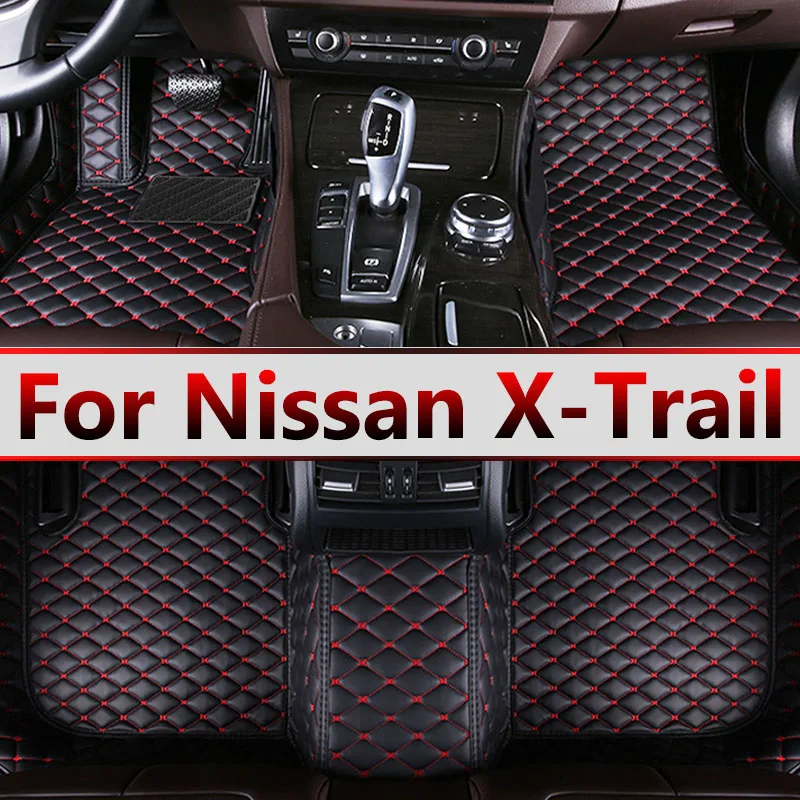 

Car Floor Mats For Nissan X-Trail T32 2017~2020 7 Seater Waterproof Rug Interior Decoration Car Carpet Floor Mat Car Accessories