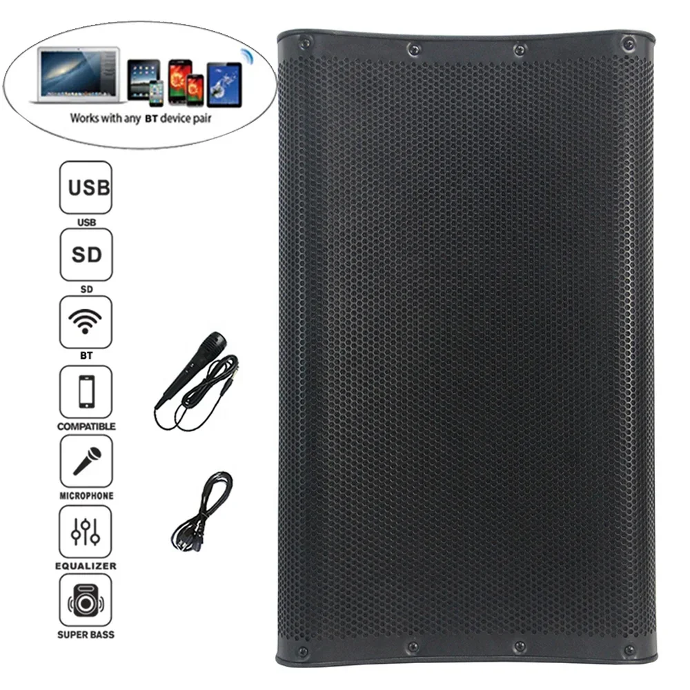 1400 Вт 15 &quotсабвуфер высокой мощности профессиональный аудио DSP звуковая коробка