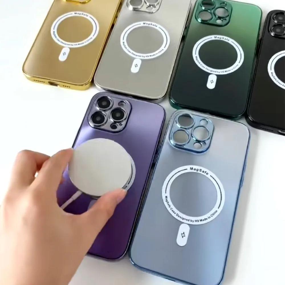 Matte Gradient AG Anti-Scratch Anti-Fingerprint Case For Magsafe For iPhone 14 Pro Max 13 12 Magnetic Wireless Charging Cover