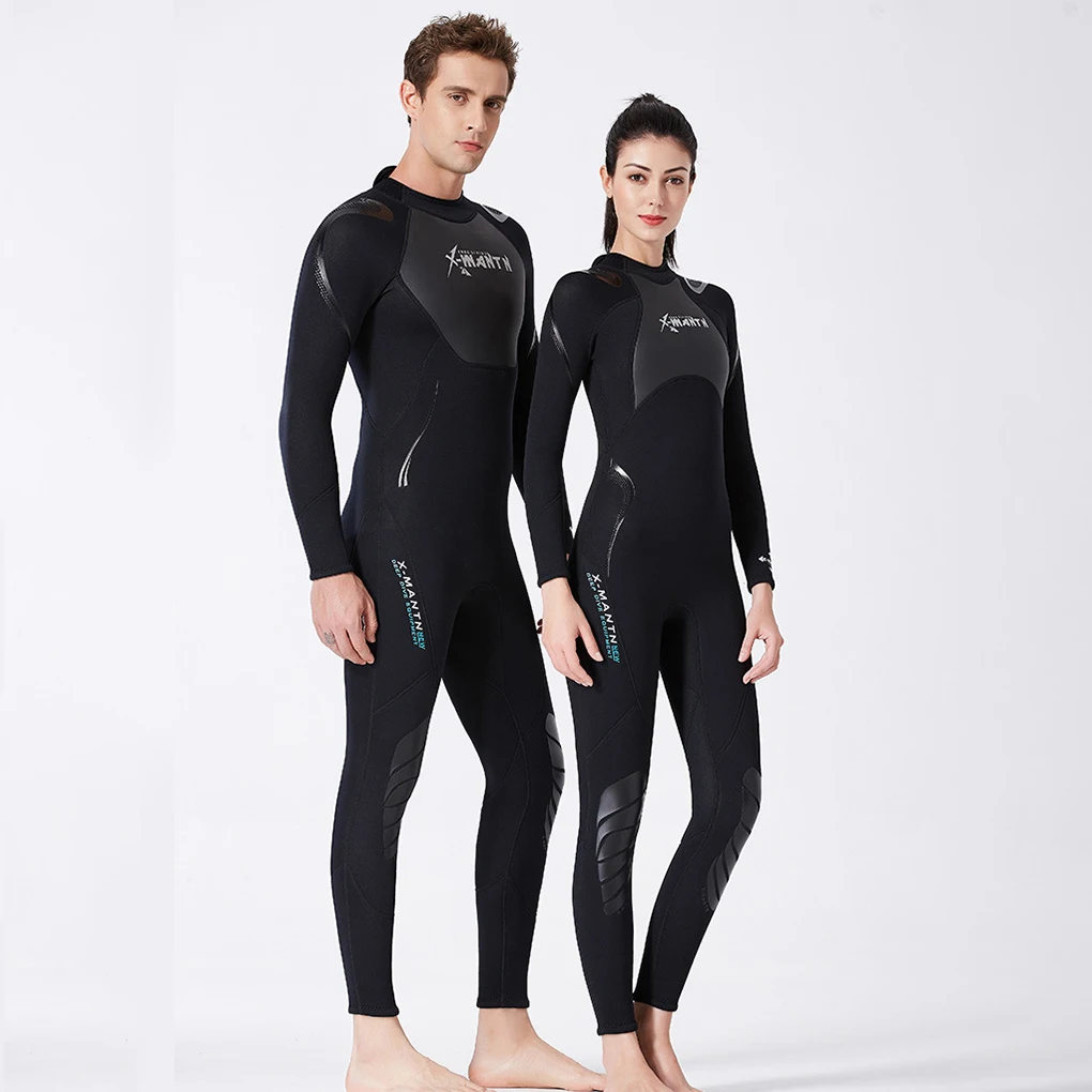 

DiveSail Wetsuits Diving Suit Quick Drying Sunprotection Jumpsuit for Diving Snorkeling Surfing Swimming Men Black S