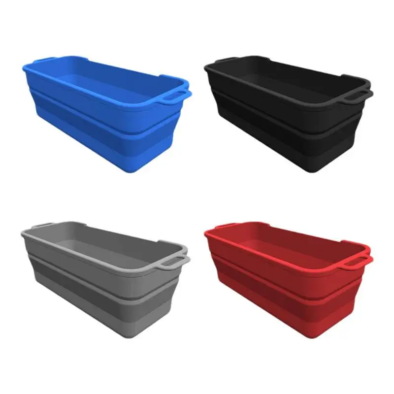

Grill Grease Pan Reusable Grease Catcher Washable Silicone Grill Drip Pan Heat Resistant Grease Collector BBQ Baking Cooking