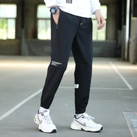 summer breathable mens jogging letter print sweatpants casual outdoor training fitness sport pants running quick dry trousers
