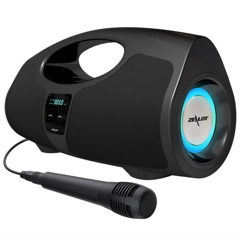 Мощная 40 Вт Портативная Беспроводная колонка Boombox Bluetooth стерео сабвуфер бас