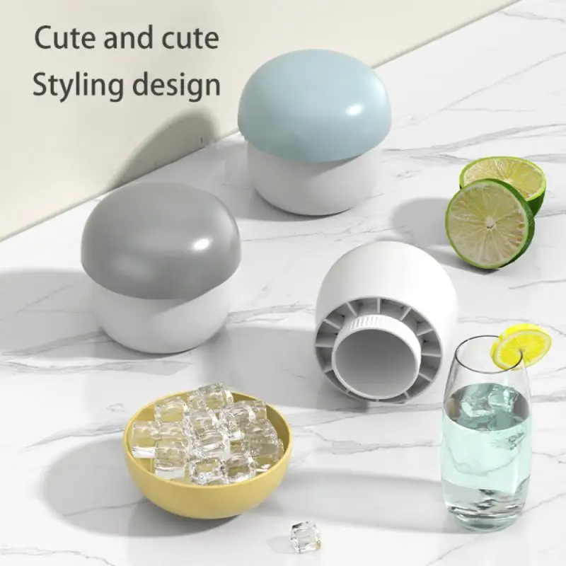

Ice Box Homemade Crushed Ice Maker Silicone Mushroom Ice Cup Frozen Ice Block Mold Refrigerator Ice Grid Ice Bucket