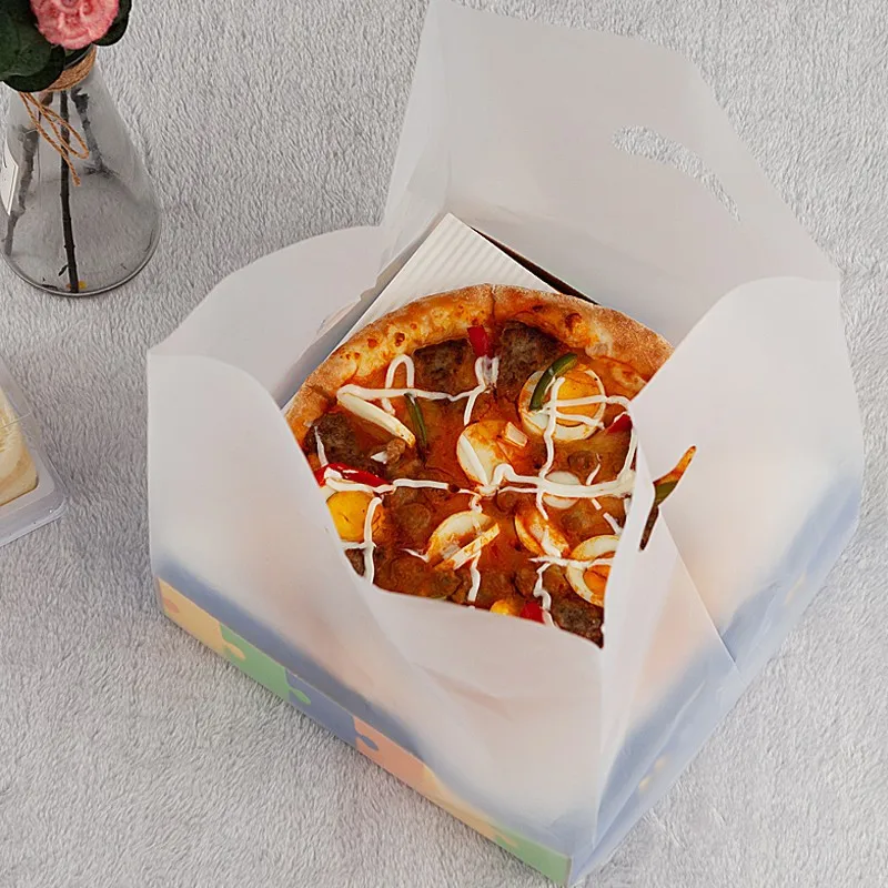 Прозрачный упаковочный пакет с ручкой 50 шт.