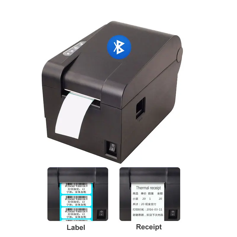 

Высококачественный принтер штрих-кодов, принтер для наклеек, 58 мм, чековый принтер, POS-принтер, Qr-код, принтер для несохнущих этикеток