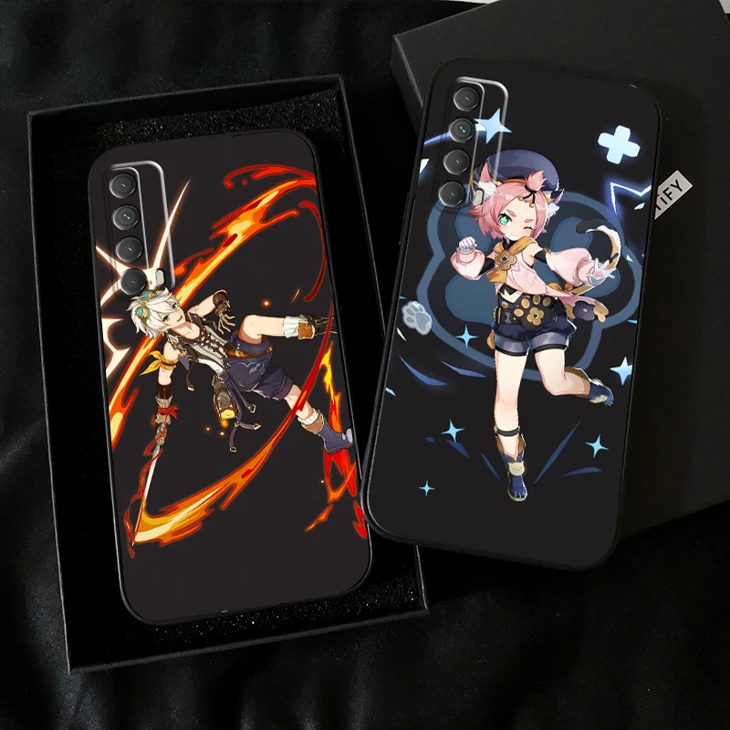 

Genshin Impact Project Game Phone Case For Huawei P Smart Z 2019 2021 P20 P20 Lite Pro P30 Lite Pro P40 P40 Lite 5G Carcasa