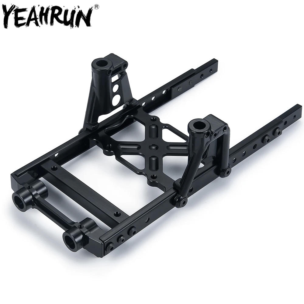 

YEAHRUN 6x6 Steel Girder Chassis Rails Extended Kit with Shock Towers Bumper Mount For 1/10 Axial SCX10 RC Crawler Upgrade Parts