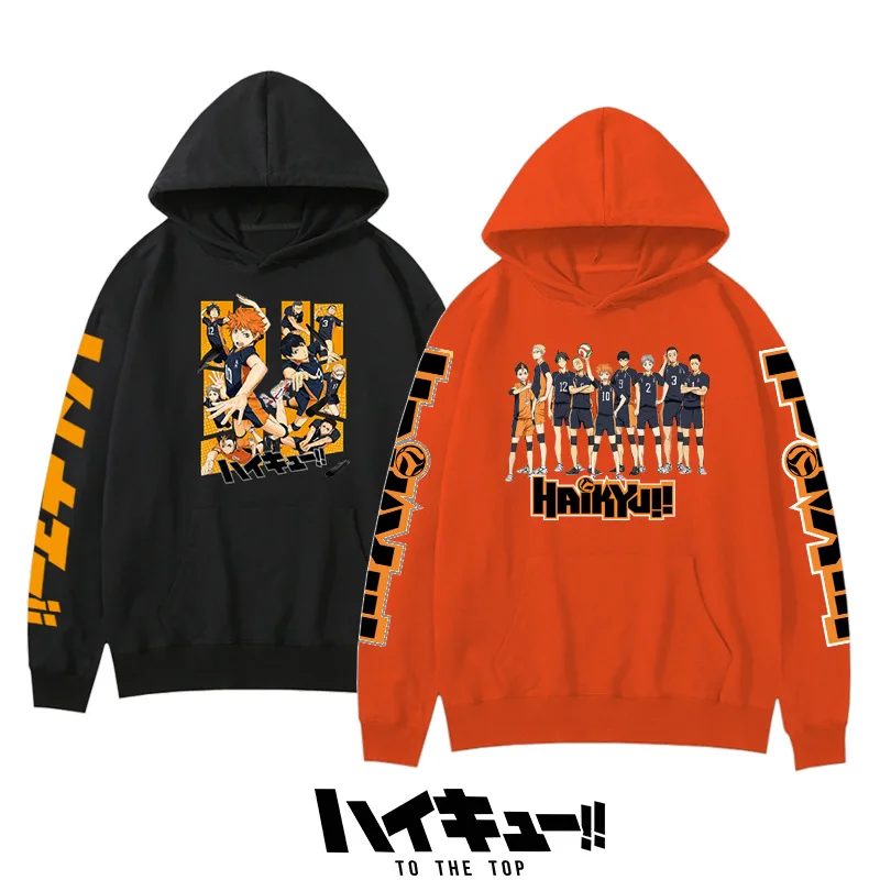 

Аниме Японский Haikyuu! Косплей толстовки костюм Shoyo Hinata пуловер Одежда с принтом свитшоты для детской одежды